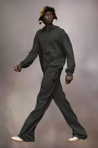 Kapuzenpullover aus Décortiqué-Kaschmirstrick