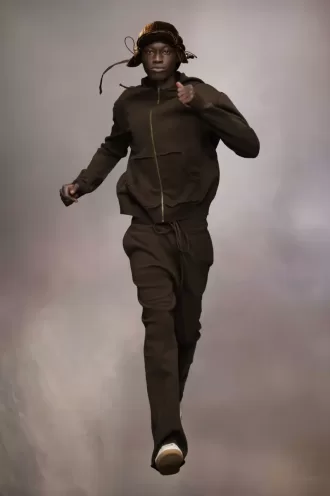 Kapuzenpullover aus Décortiqué-Kaschmirstrick