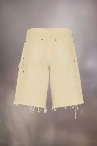 Maison Margiela – Jeansshorts mit Nieten